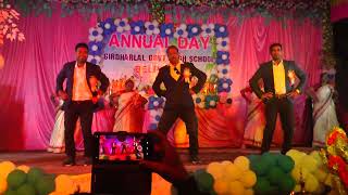 A group dance by GL High School Staff on Annual Day 2024 [upl. by Nwahsram]