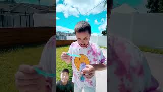 funny prank comedy challenge memes bubble khamitovy candy blew tiktok [upl. by Namlaz]