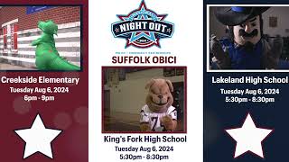 Suffolk Public Schools National Night Out [upl. by Brittni371]