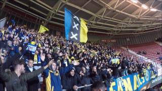 Maccabi Fanatics  Alkmaar Away 201016  אלקאמר חוץ [upl. by Odlabso]