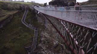 Tintagel Castle Bridge [upl. by Bohaty]