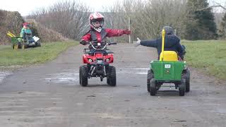 Tractors For Kids Quad Bikes For Kids John Deere towing trailers [upl. by Michell]