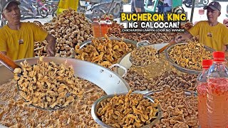 Ang BUCHERON KING quotKanto Fried Laman Loob ng MANOKquot ni DODONG sa CALOOCAN  150KGS SOLD DAILY [upl. by Enelec522]