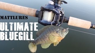 Taxidermy quality bluegill lure  The Mattlures ULTIMATE Gill [upl. by Leyla]