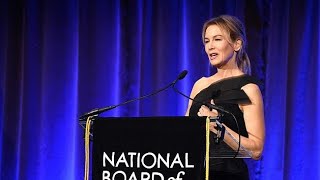 Renee Zellweger Honored At National Board of Review Gala 2020 With Salma Hayek [upl. by Inig]