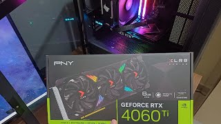 RTX 4060 Ti XLR8 Gaming Verto Epicx  Unboxing e teste de temperatura PTBR [upl. by Jimmy]