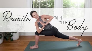 Reunite With Your Body  19Minute Total Body Yoga [upl. by Eillek]