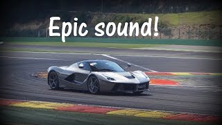 Ferrari Laferrari full throttle on SpaFrancorchamps [upl. by Berkin180]