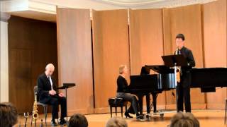 Eugene Rousseau Masterclass Bozza Aria 462013 [upl. by Haisi567]