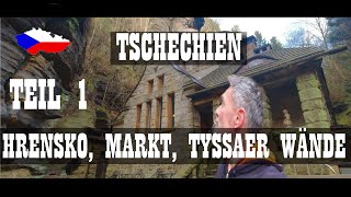 Auf nach Tschechien  Tschechen Markt und Tyssaer Wände Urlaub in der Tschechische Republik Teil 1 [upl. by Eidde299]