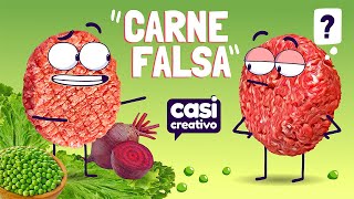 Carne Falsa VS Carne Normal  Casi Creativo [upl. by Idihc]