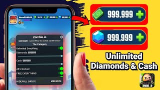 Zombieio MOD MENU APK v112024 Unlimited Diamonds Cash amp God Mode for iOS iPhone Android [upl. by Jacquenette]