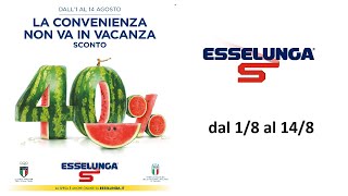 Volantino Esselunga IT dal 1 al 14 agosto 2024 [upl. by Leatrice785]