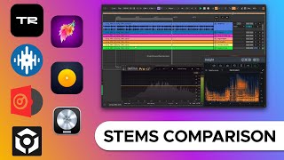 STEMS Comparison  Traktor Pro 4 NUOSTEMS Serato Virtual DJ djay Pro Rekordbox 7 Logic Pro 11 [upl. by Woodring]