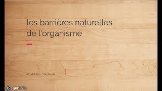 les barrières naturelles de lorganisme [upl. by Nevek]