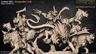 Artisan Guild Patreon  Bonegnasher Gnolls  October 2021 [upl. by Adnuahs822]