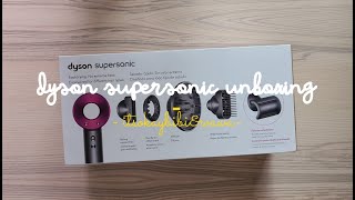 Dyson Supersonic unboxing  hair dryer  IronFuchsia [upl. by Bomke362]