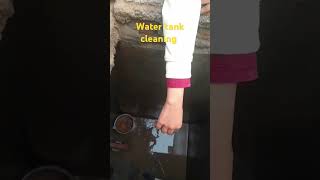 Water tank Cleaning pani tanki ki safai water clean water tank [upl. by Ynomrah]