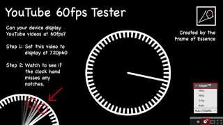 YouTube 60fps Tester [upl. by Lanor]