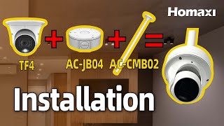 CCTV Junction Box Installation How to install Homaxi camera housings to the junction box [upl. by Barfuss338]