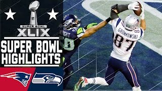 Super Bowl XLIX Patriots vs Seahawks highlights [upl. by Cornwell]