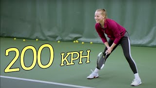 Return a Professional Tennis Serve Win 1000 [upl. by Havener618]