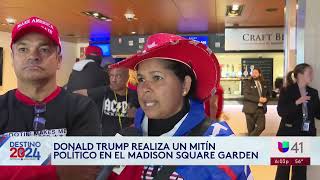 Mitin político de Trump en el Madison Square Garden a pocos días de las elecciones generales [upl. by Justin134]