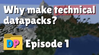 Why we Make Technical Datapacks  Datapack Podcast Ep 1 [upl. by Beverie535]