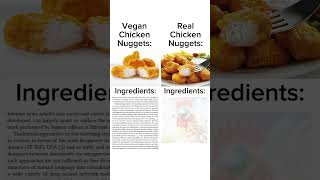 Vegan Chicken Nuggets vs Real Chicken Nuggets [upl. by Kellyann]