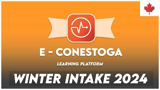 How to use eConestoga   WinterMay 2024 Intake [upl. by Froh]