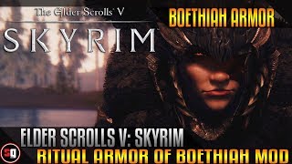 The Elder Scrolls V Skyrim  Ritual Armor Of Boethiah Mod [upl. by Nazario]