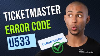 Ticketmaster error code u533  How to fix [upl. by Tillman]