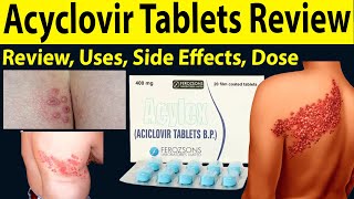 Acyclovir tablet 400 mg 800 mg uses in hindi  Qciclovir dispersible tablets ip 400mg  Uses Dose [upl. by Abrahan762]