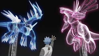 Dialga and Palkia  Pokémon DP Galactic Battles  Official Clip [upl. by Ynaffital]