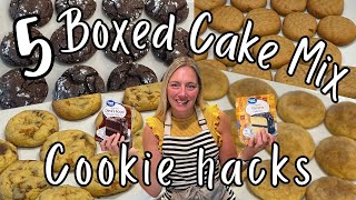 5 Amazing Box Cake Mix COOKIE Recipes that will Blow Your MIND  DoctoredUp Box Cake Mix Recipes [upl. by Clive964]