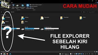 Mengatasi File Explorer Sebelah Kiri Hilang di Windows 10 [upl. by Nerval]