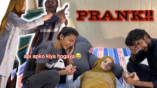 BEHOSHI PRANK 😝ON HANFIA HAMZA😜 [upl. by Sowell]