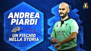 Andrea Piardi un fischio per la storia  il minidoc sullesordio nel Guinness Mens Six Nations [upl. by Cristiano570]