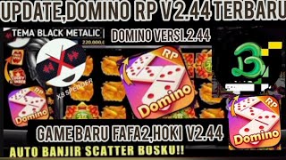 DOMINO RP V244 TERBARU‼️DOMINO MOD TEMA BLACK METALIC TANPA PASWORD‼️ [upl. by Lorine868]