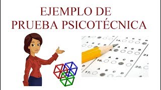 ✅ Ejemplo de PRUEBA PSICOTÉCNICA  Preguntas y Respuestas 🔴 [upl. by Balliett]