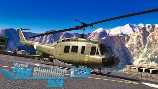 Taogs Hangar UH1H Huey  Test Flight  MSFS 2024 [upl. by Viva]