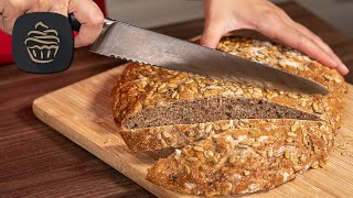 Sonnenblumenbrot selber backen 🌻🍞  Super einfaches Rezept [upl. by Fortna]