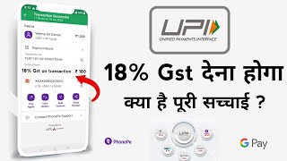 18 Gst on UPI Digital Payment  Credit card  Debit card  Net banking [upl. by Patric]