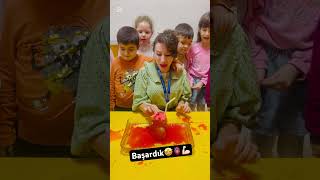 Kan pompalama deneyimiz🤓 kindergarten montessorietkinlikleri oyun funny etkinlik deneysaati [upl. by Iggep236]