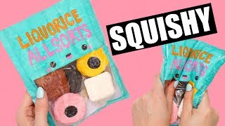 DIY LIQUORICE ALLSORTS SQUISHY [upl. by Youngman654]