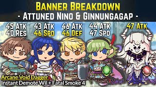 Attuned Nino Rearmed Ginnungagap Isadora amp Harken Demote Wil  Banner Breakdown [upl. by Asilram]