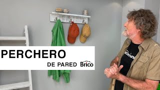 Cómo hacer un perchero de pared 🔧 Proyecto ¡DIY con palet de madera reciclada 😍  Bricomanía [upl. by Giulietta]