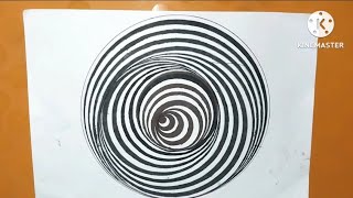 How To Draw Geometrical Optical Illusions💢💫  Easy Drawing Tutorials [upl. by Kelda746]