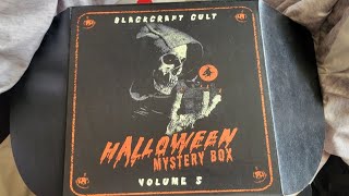 blackcraft cult Halloween Val 5 mystery box unboxing [upl. by Feetal]