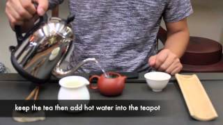 4 用茶壺泡茶 Brewing tea with a clay Kong Fu Teapotm4v 喜堂ChaTei茶葉知識taiwan tea [upl. by Kalbli]